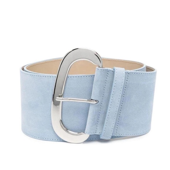 Paloma Wool Light Blue Belt with Silver Buckle